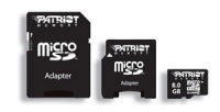 Patriot memory 8GB microSDHC Class 4 (PSF8GMCSDHC43P)